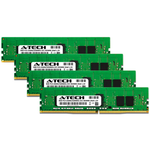 32GB 4x 8GB PC4-3200 RDIMM Lenovo ThinkStation P620 Memory RAM - Picture 2 of 2