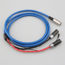 5N OFC Silver Plated 5pin Male to RCA Audio P...