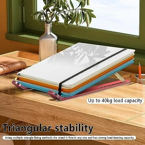 Laptop Stand Computer Tablet Stand Adjustable Aluminum Foldable Portable Lapt...