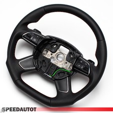 Volant AUDI À Plat A4 A2 A3 Q7 Avec Palettes Multifonction 4 Branches.