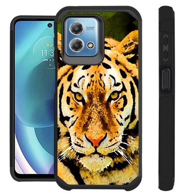 FUSION Case For Motorola Moto G Stylus 5G 2023 Hybrid Cover TIGER FULL FACE