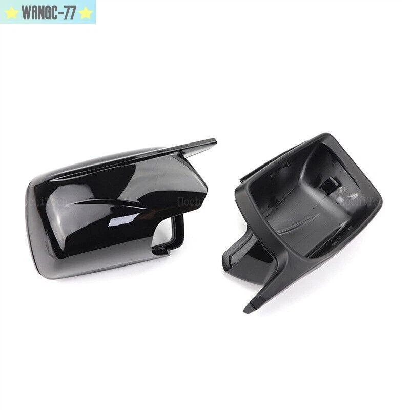 For BMW X3 E83 2003-2010 Glossy Black M Look Side Mirror Covers Replacement Pair — 第 4/4 张图片
