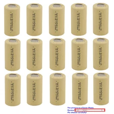 Kastar 1.2V 2200mAh Sub-C Rechargeable Cell Paper Wrapped Flat Top for SC Ni-CD