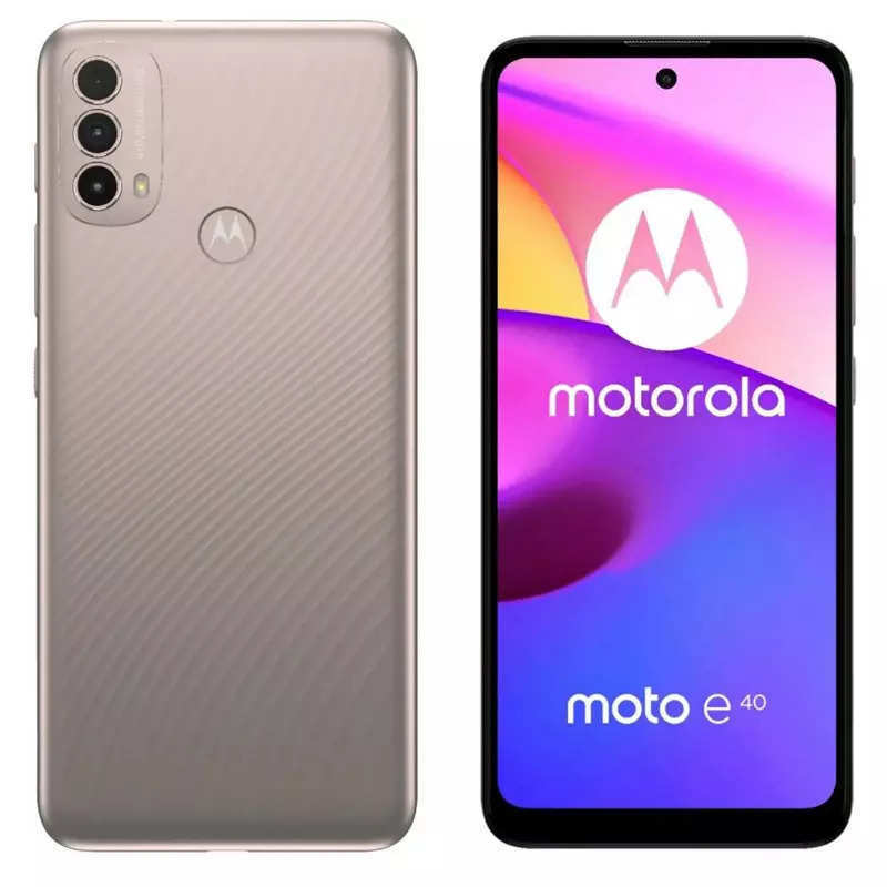 Smartphone Motorola Moto E40 64GB 4GB RAM Tela 6,5” Gr