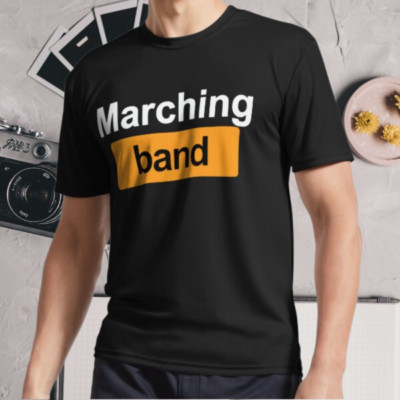 New Shirt Marching Active Logo T-Shirt Funny Size S - 5XL