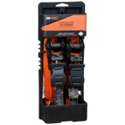 New Style RAC Ratchet Tie Downs Extremely Safe ideal for Cars etc - 3.5m - 2pk