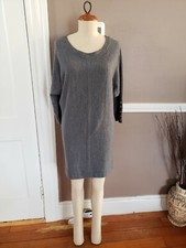 Amazing Gray 100% Merino Wool Dress Juicy Couture!! Size Small!!