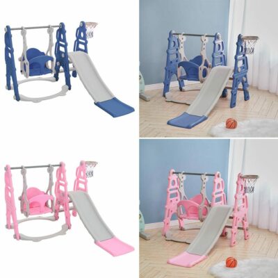 Playcenter Combo Step Swing Set Kids Swing Slide Set Playground