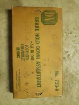 NORS D&V NO.750-A BRAKE HOLD DOWN ASSORTMENT.
