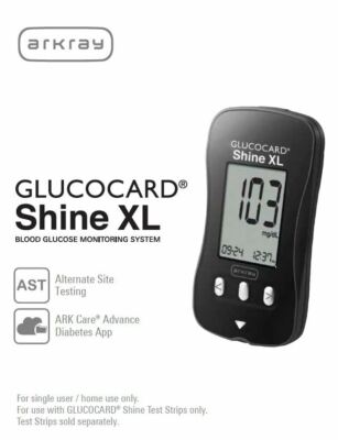 Arkray Glucocard Shine XL Blood Glucose Monitoring System