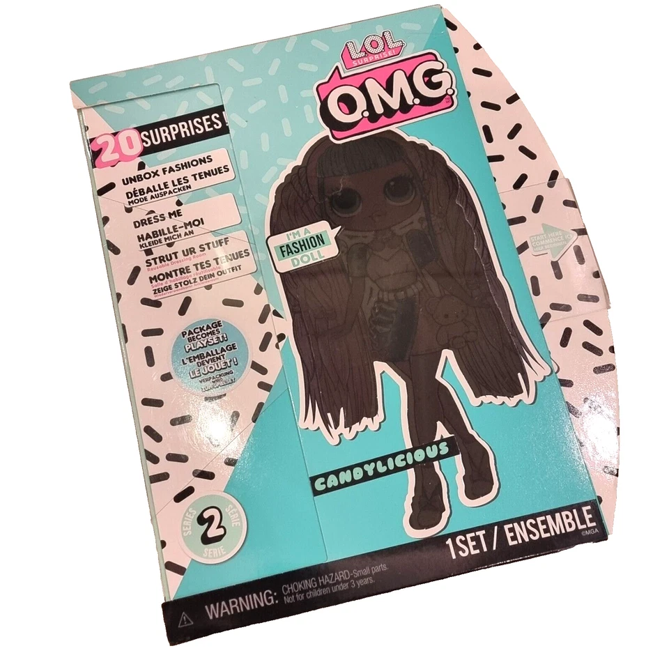 L.O.L. SURPRISE! Candylicious ✔ LOL Surprise Serie 2 OMG Modepuppe mit 20 Überraschungen