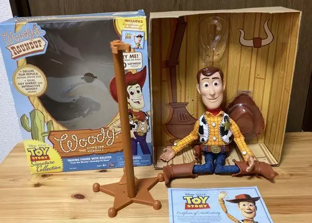 TOY STORY Signature Collection Woody figure with stand THINKWAY TOYS