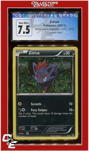 Zorua graded CGC 7.5 for sale on eBay