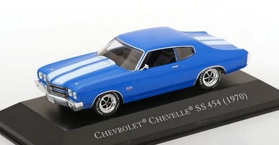 1:43 Altaya Chevrolet Chevelle SS454 1970 blue/white