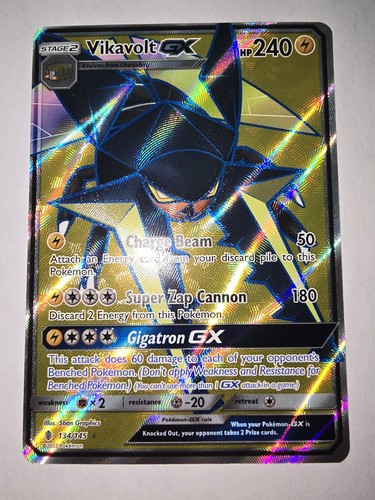 LP Vikavolt GX Full Art 134/145 Guardians Rising Pokemon card English