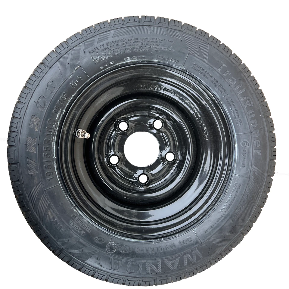 195/55 R10C Komplettrad Wanda 6Jx10 ET-4 LK 5x112 DOT:2025 - Metallventil - Bild 3 von 3