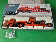 CORGI 1:50 SCALE - HEAVY HAULAGE - WYNNS - BEDFORD S TYPE WITH TRAILER & LOAD -
