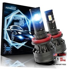 h 1 1 Fog Bulbs, Mini Size 6500k White 400 Bright Pack of 2 H11