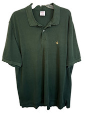 Brooks Brothers Performance Polo Shirt Men's XXL Original Fit Green 100 Cotton