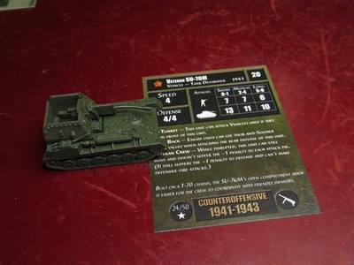 Axis & Allies Miniatures 24/50: Veteran SU-76M