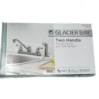 Glacier Bay Constructor Standard Kitchen Faucet Side Sprayer, Polished Chrome