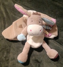 Baby Fehn Esel Pferd  Schmusetuch Schnuffeltuch Bunte beige Beine