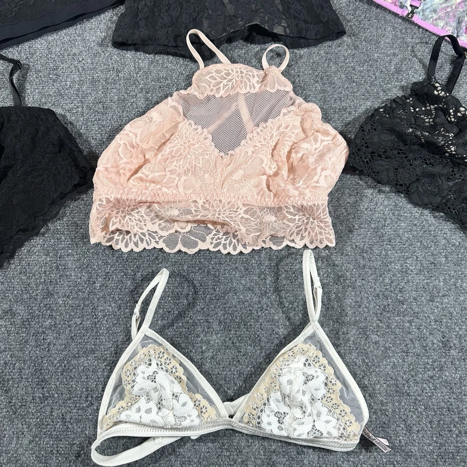 Victoria's Secret/Sujetador de Encaje Rosa Lote de 7 Talla Pequeña Foto 4 de 4