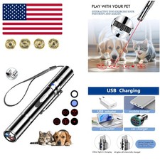 Luxury Cat Laser Pointer Toy with 3 Light Modes  5 Patterns - USB Charged