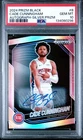 2024-25 Panini Prizm Black Cade Cunningham Silver Prizm Autograph #8 PSA 10