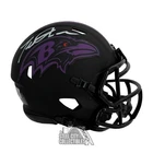Terrell Suggs Autographed Baltimore Ravens Eclipse Mini Football Helmet - BAS