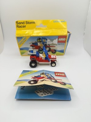 Lego 6528 Sand Storm Racer Legoland Town System Complete Box & Manual 1990 CIB