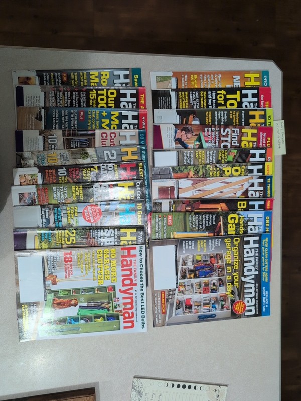 The Family Handyman Magazine 20 Issues 2014-2016 Household Projects And Ideas!