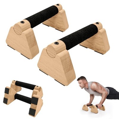 Parallettes Bars - Wooden Calisthenics Equipment for Handstand