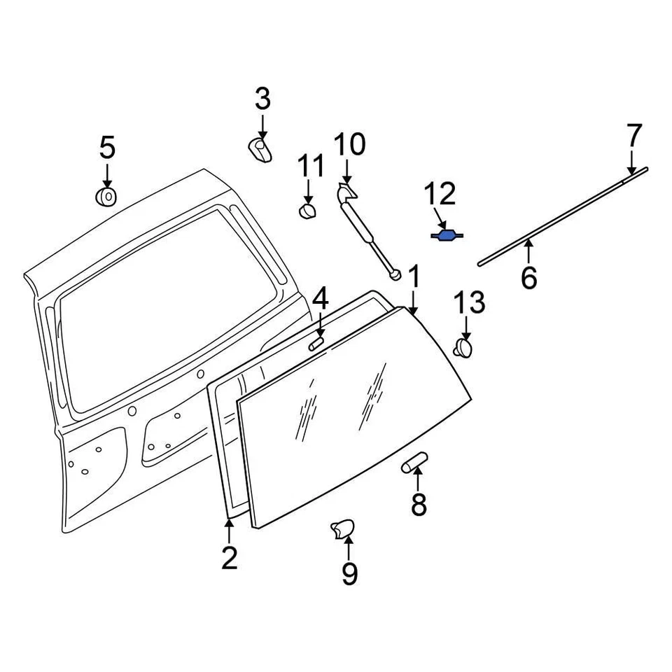 For Nissan Maxima 1995-2023 Nissan 90456AD00A Front Upper Hood Lift Support Stud Foto 4 de 4