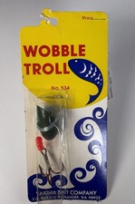 Vintage Yakima Bait Wobble Troll No 534 NOS Sealed Salmon Lure USA