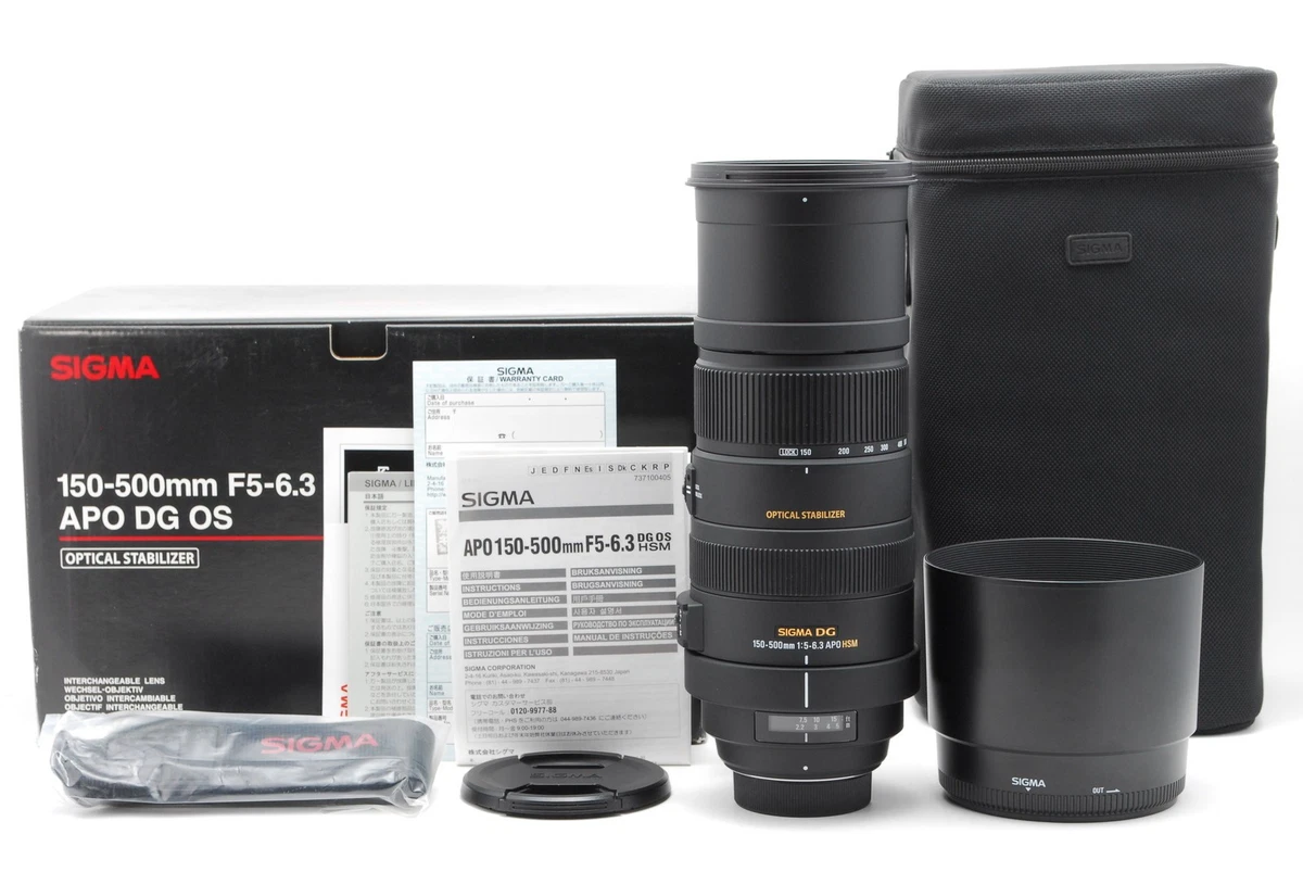 Sigma 150-500mm f/5-6.3 Camera Lenses for sale | eBay