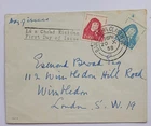 Ireland Stamps : 1958 , Centenary of Mother Mary Aikenhead - First Day Cover