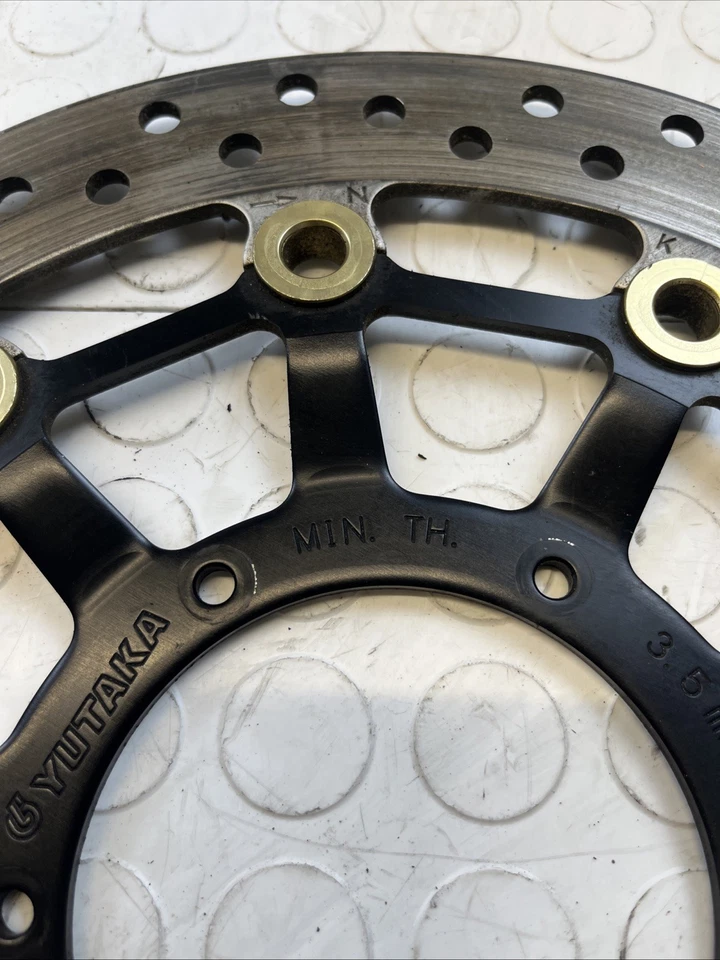 Rotor de disco de freno delantero izquierdo Honda CBR600RRR 2007-2011 OEM Foto 3 de 4