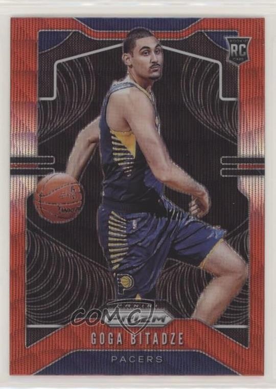 2019-20 Panini Prizm Rookie Ruby Wave Prizm Goga Bitadze #264 0a6j