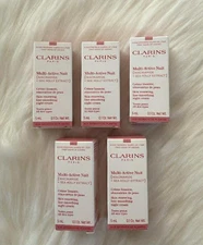 5x Clarins Multi Active Nuit Skin Renewing Line Smoothing Night Cream 5ml Each
