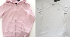 NWT, Girls Polo Ralph Lauren Set of 2. Terry Hoodie  Tee. Size M 8-10 . Eu 140