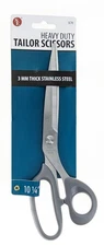 Sona 10-1/4" Heavy-Duty Stainless Steel Tailor Scissors with 3mm Thickness Blade