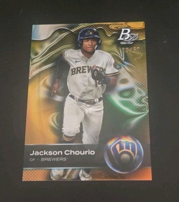 2023 Bowman Platinum - Top Prospects Jackson Chourio #TOP-58 Gold /50 (RC)