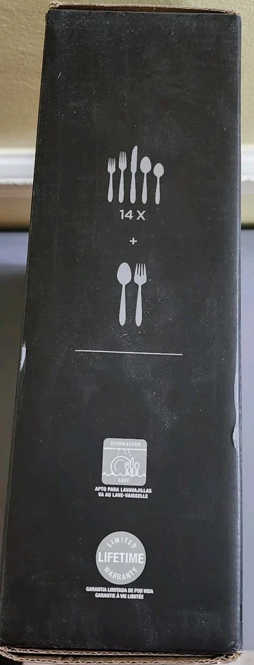 NIB Oneida River 72 Pc Stainless Flatware Set Service For 14 + 2 Pc Serving Set - Image 4 of 4