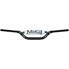 Mika Metals 1 1/8" Oversize Handlebars Mini Low Bend Black/White