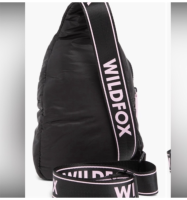 WILDFOX Sling Logo Shoulder Bag Black/Pink. | eBay display picture 3