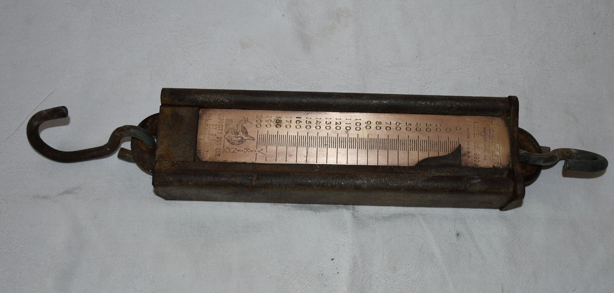 Vintage 1930s Hanson Scale “The Viking” 200 Lbs. Scale Model #8920