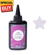 100G White UV Resin - Shake Evenly Before Use - Quick Cure Hard Type UV Glue for
