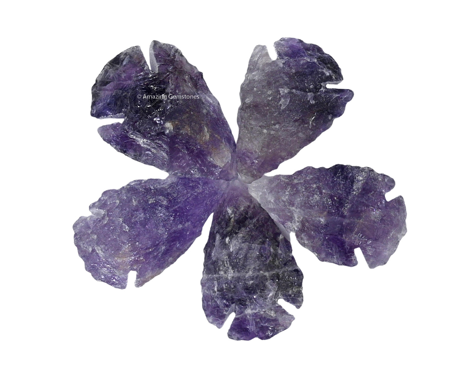 5 Pieces Amethyst Arrowhead, Healing Stone Flint Rock Arrow Head 1" to 1.5" eBay