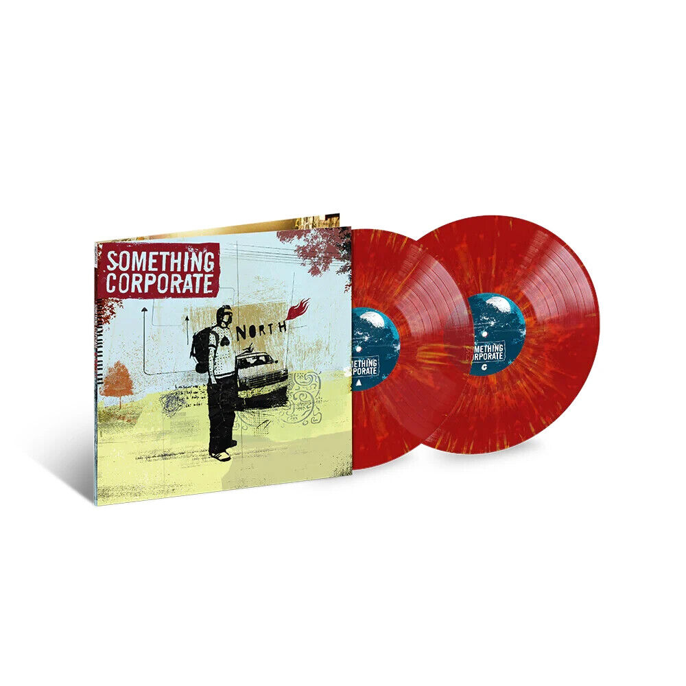 SOMETHING CORPORATE NORTH VINYL NEW! LIMITED 10TH ANN. RED LP! SPACE, RUTHLESS